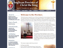 Tablet Screenshot of anglicanpck.org